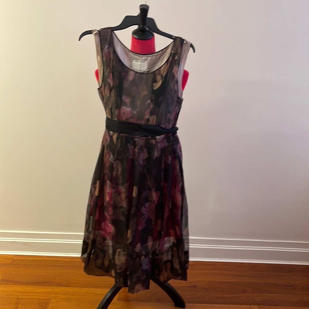 Gary graham silk organza knee lenght Fully silk lined